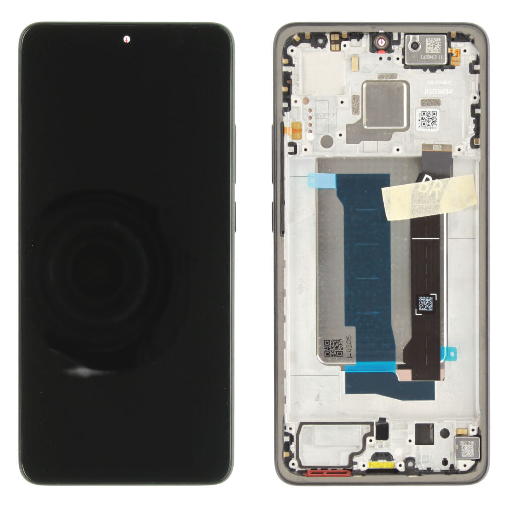 Wyświetlacz do Xiaomi Poco X7 Pro z ramką (czarny)