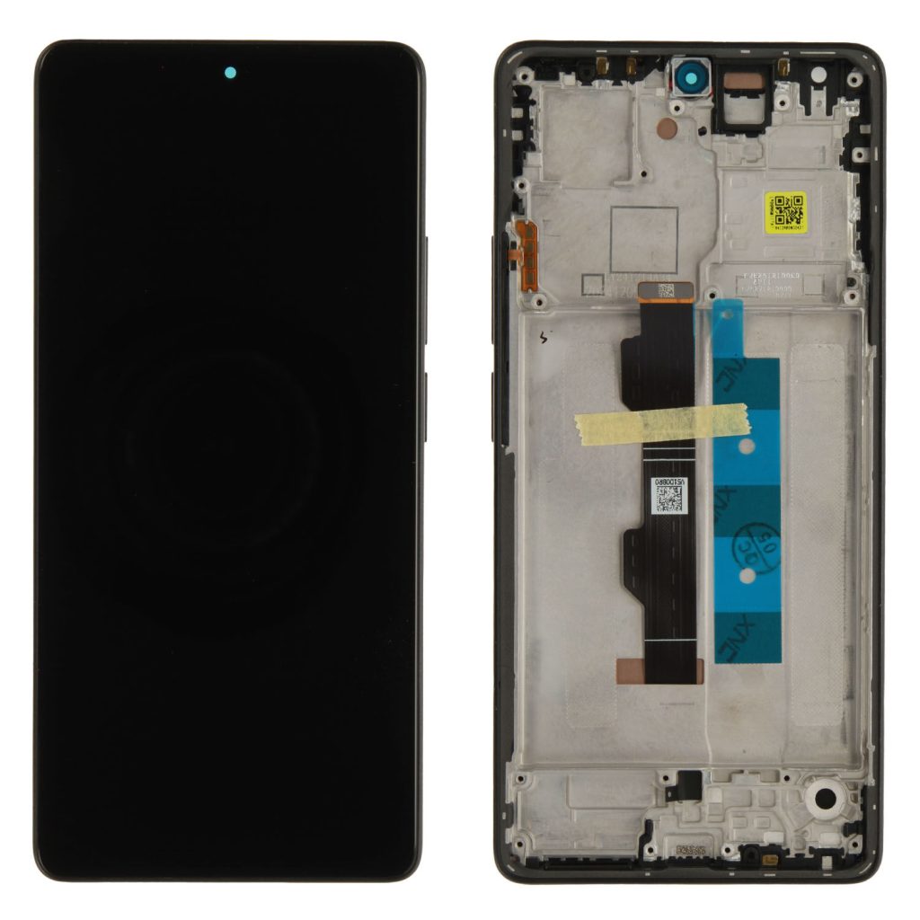 Wyświetlacz do Xiaomi Poco M6 Pro z ramką (czarny)