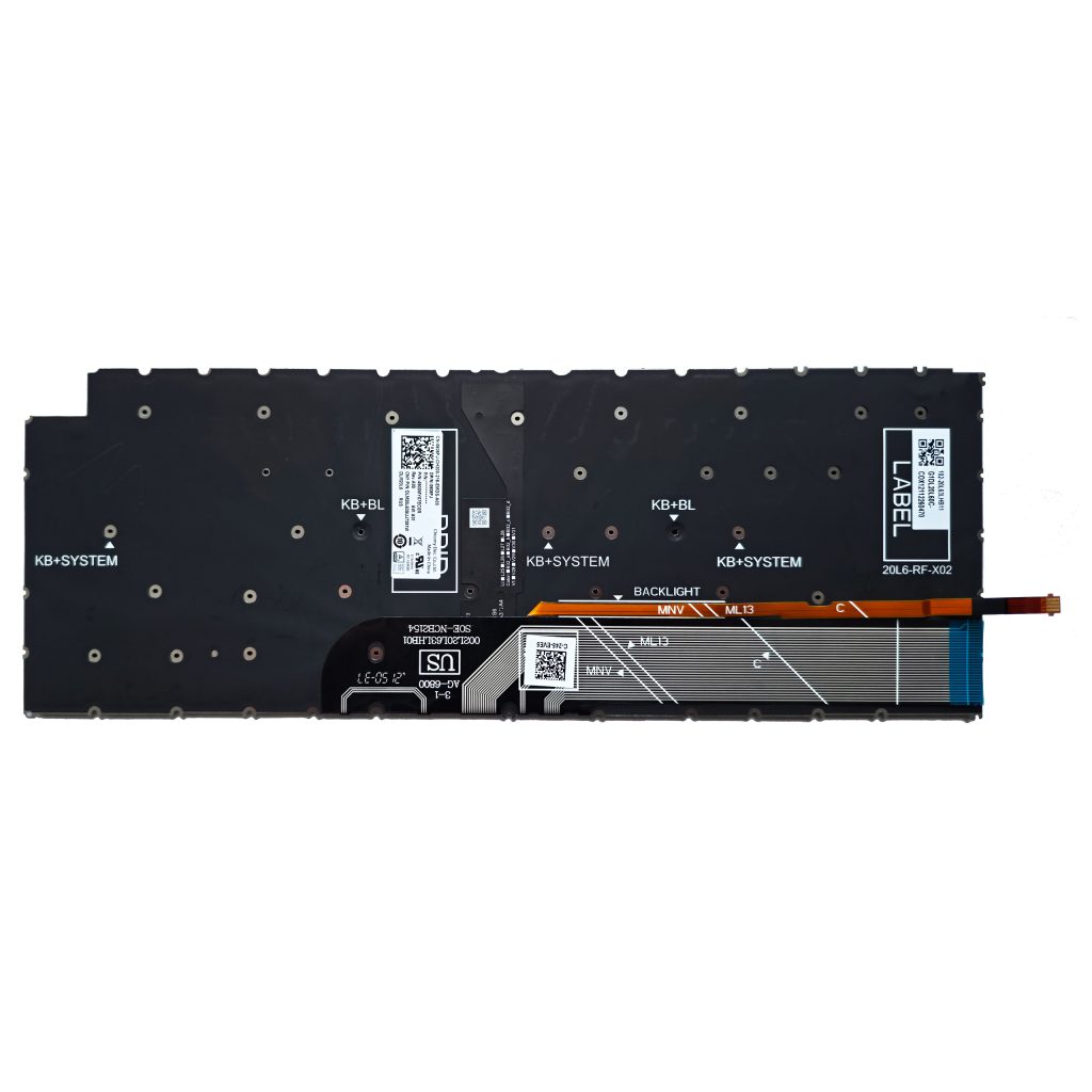Klawiatura do Dell Inspiron 7630 7635 P125F 7625 P128F podświetlana - detale