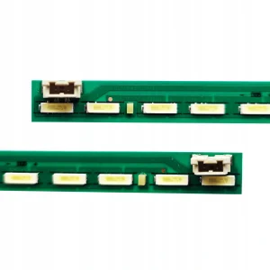 Listwy LED do TV podświetlenie do LG 55UH625V 55UH605V 55UH615V wtyczka 2 PIN (2x60 led) + klej montażowy
