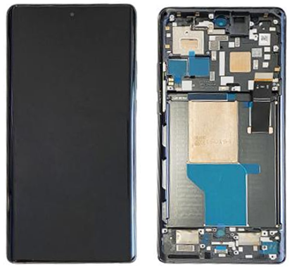 Wymiana wyświetlacza ekranu w Motorola Edge 30 Ultra z ramką (biała) oryginał
