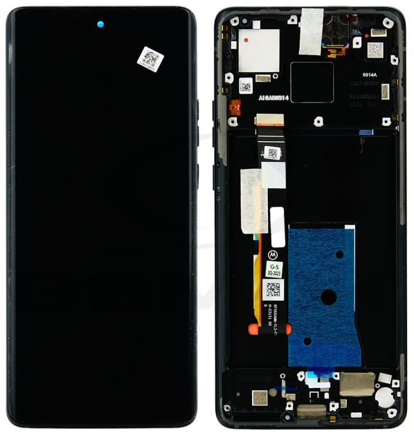 Wymiana wyświetlacza ekranu w Motorola Edge 40 z ramką (czarna) oryginał