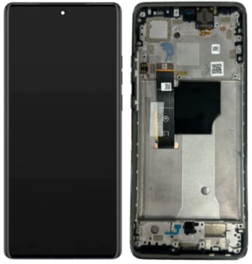 Wymiana wyświetlacza ekranu w Motorola Edge 40 Neo z ramką (zielony) oryginał