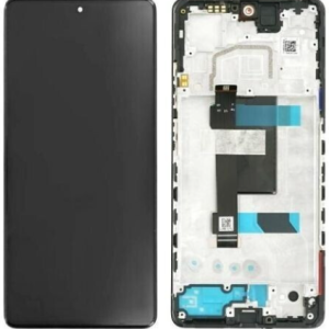 Wyświetlacz do Xiaomi Redmi Note 12 Pro 5G z ramką (czarny) oryginał