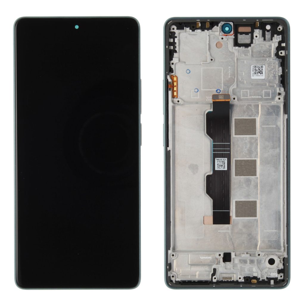 Wymiana wyświetlacza ekranu w Xiaomi Redmi Note 13 Pro z ramką (zielona) oryginał