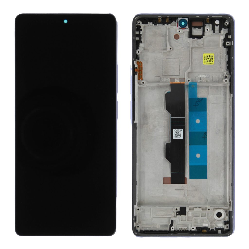 Wymiana wyświetlacza ekranu w Xiaomi Redmi Note 13 Pro z ramką (fioletowa) oryginał