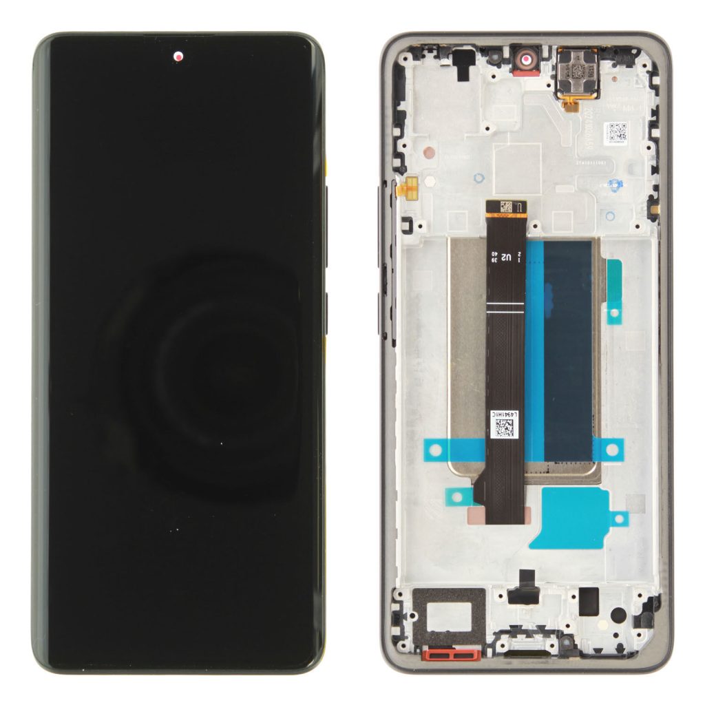 Wymiana wyświetlacza ekranu w Xiaomi Redmi Note 13 Pro+ 5G z ramką (czarna) oryginał