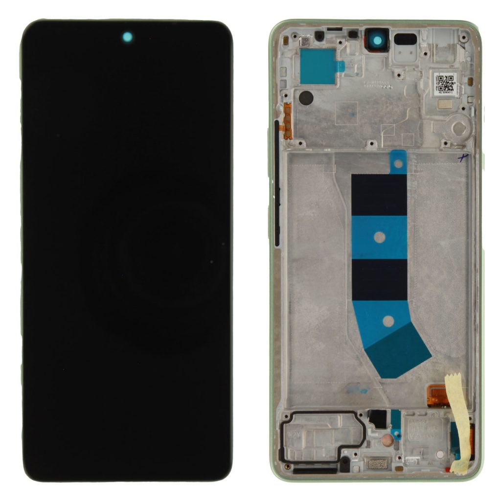 Wymiana wyświetlacza ekranu w Xiaomi Redmi Note 13 z ramką (zielona) oryginał