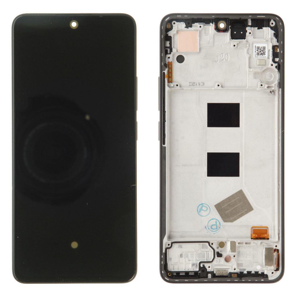 Wymiana wyświetlacza ekranu w Xiaomi Redmi Note 13 z ramką oryginał