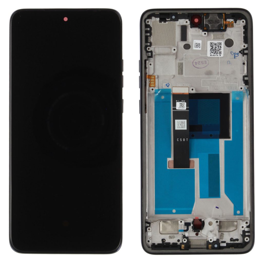Wymiana wyświetlacza ekranu w Motorola Edge 50 Neo z ramką (szara) oryginał