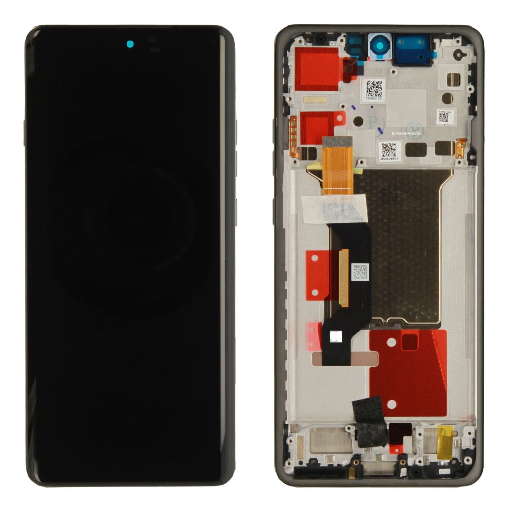 Wymiana wyświetlacza ekranu w Motorola Edge 60 Pro XT2507 z ramką (czarna) oryginał