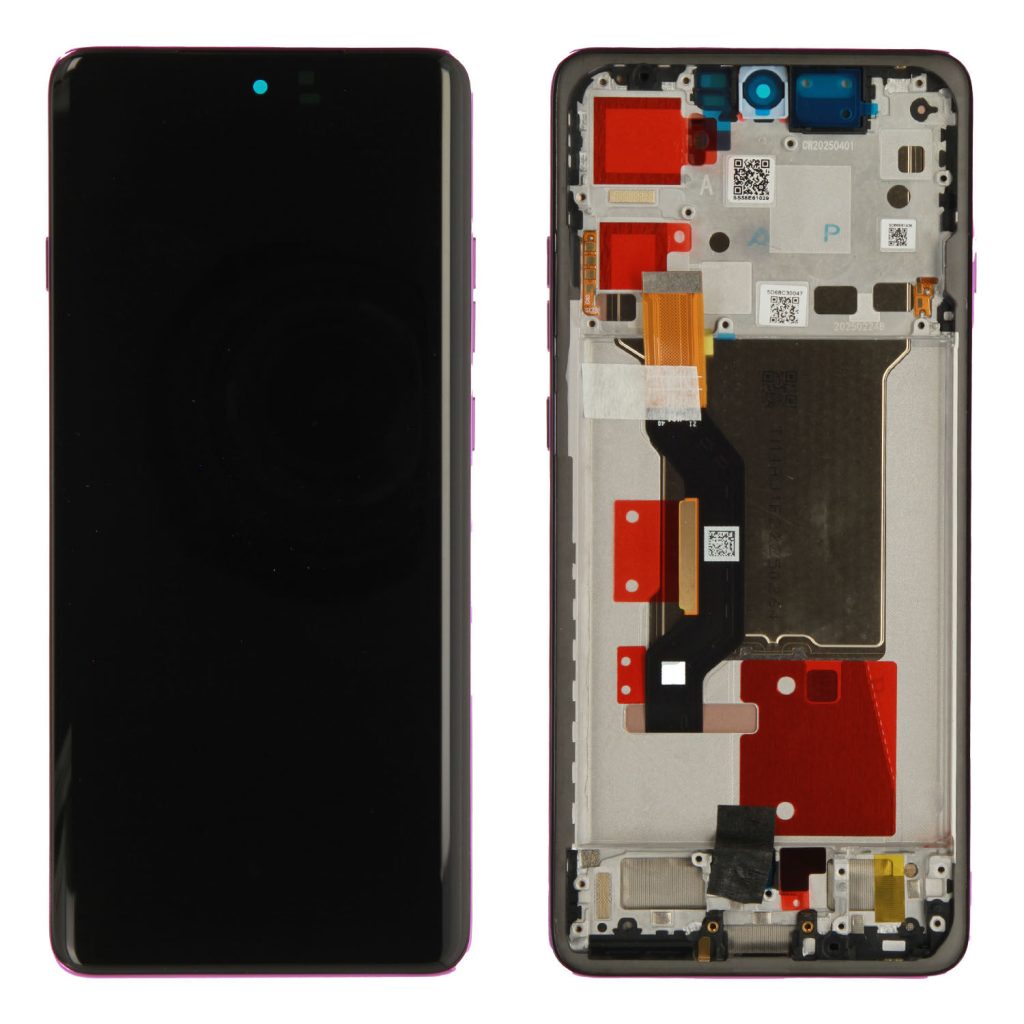 Wymiana wyświetlacza ekranu w Motorola Edge 60 Pro XT2507 z ramką (fioletowa) oryginał