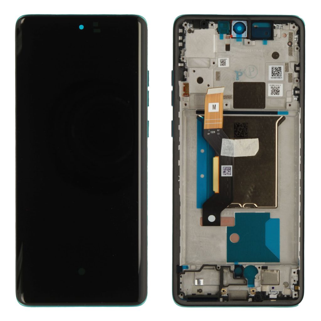 Wymiana wyświetlacza ekranu w Motorola Edge 60 Fusion XT2503 z ramką (niebieska) oryginał